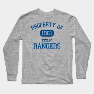 Property of Texas Rangers Long Sleeve T-Shirt